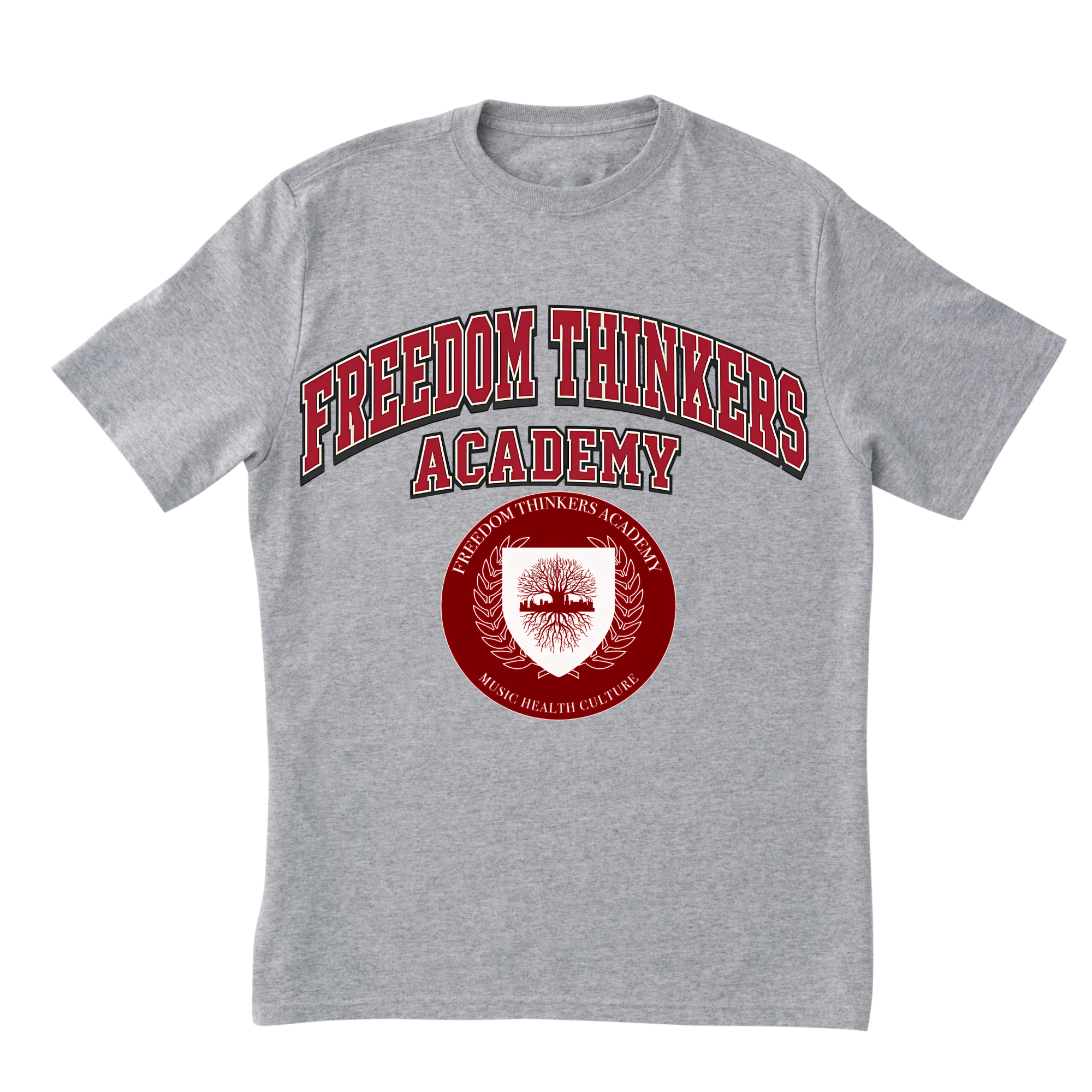Freedom Thinkers Academy Tee — Gray