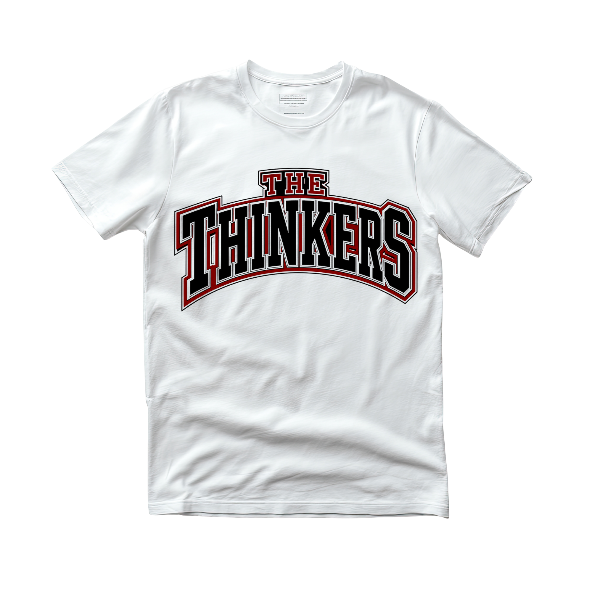 The Thinkers Collegiate Tee — White