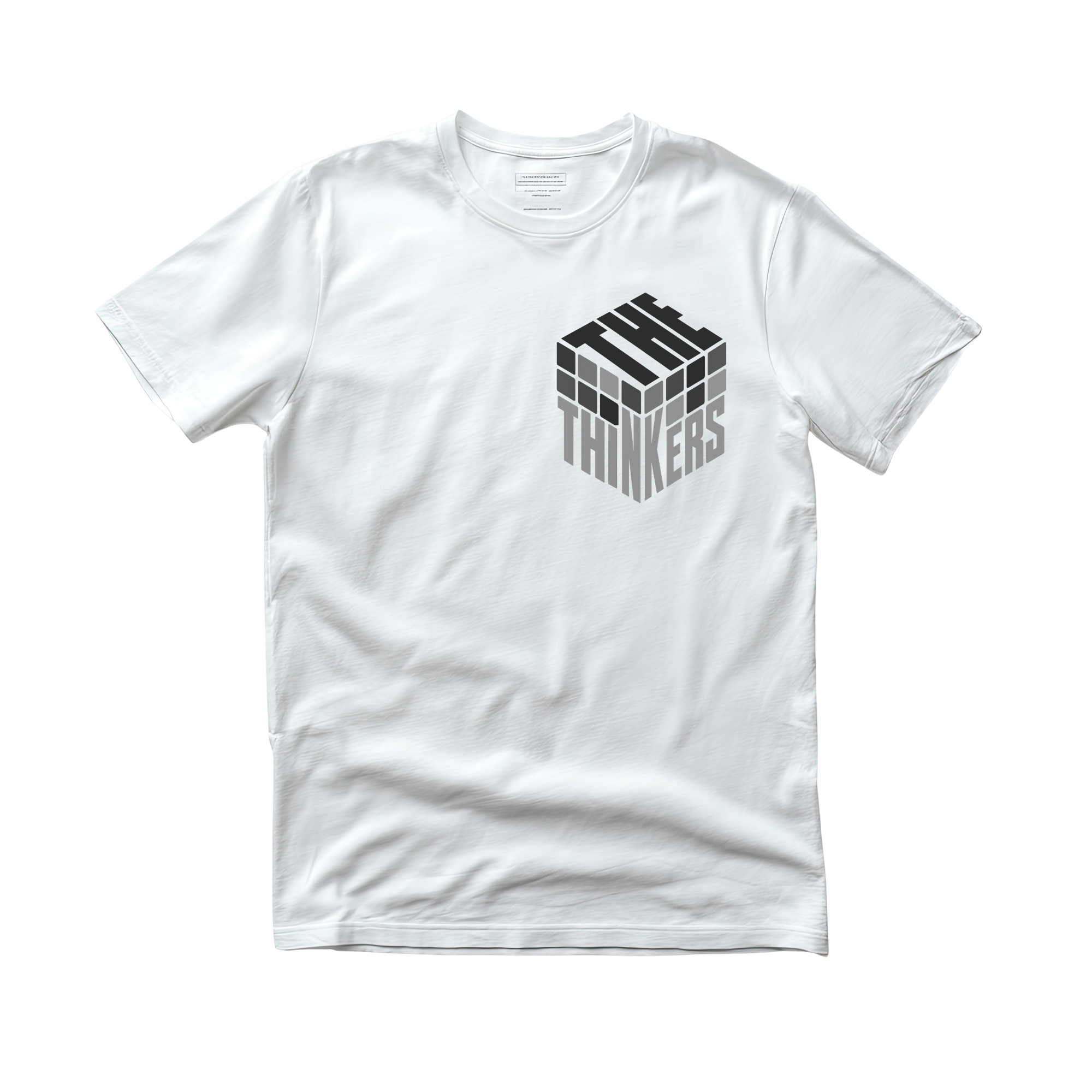 The Thinkers Cube Tee — White